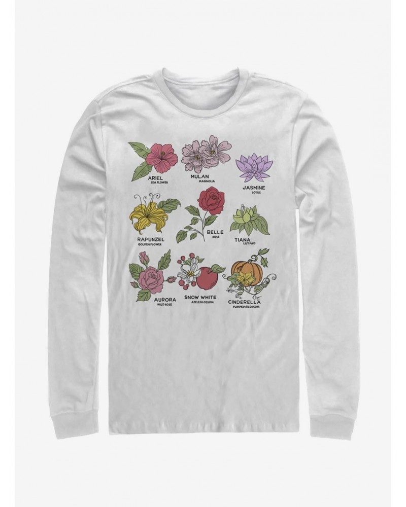 Disney Princess Princess Flowers Long-Sleeve T-Shirt $15.79 T-Shirts