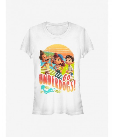 Disney Pixar Luca Underdog Group Girls T-Shirt $8.47 T-Shirts