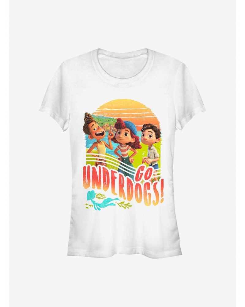 Disney Pixar Luca Underdog Group Girls T-Shirt $8.47 T-Shirts