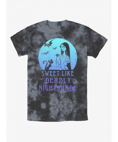 Disney The Nightmare Before Christmas Sally Sweet Like Deadly Nightshade Tie-Dye T-Shirt $9.58 T-Shirts