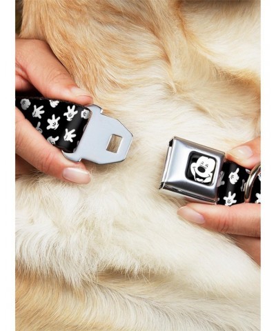 Disney Mickey Mouse Hand Gestures Seatbelt Buckle Dog Collar $10.21 Pet Collars