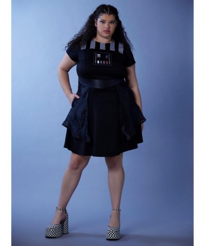 Her Universe Star Wars Darth Vader Retro Dress Plus Size $22.76 Dresses