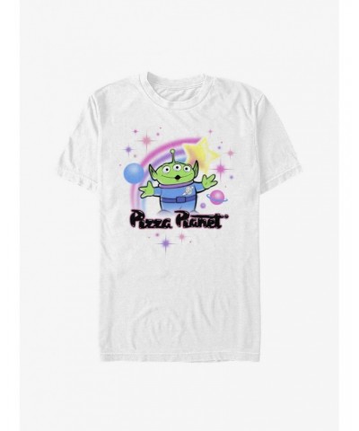 Disney Pixar Toy Story Alien Airbrush Pizza Planet Extra Soft T-Shirt $10.76 T-Shirts